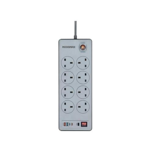 توصيل كهربائية 8 منافذ مع مؤقت جزئي من موج ماكس