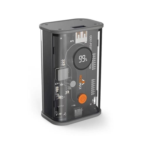 بطارية شفافة بوزن خفيف بسعة 10000 مللي أمبير من مو...