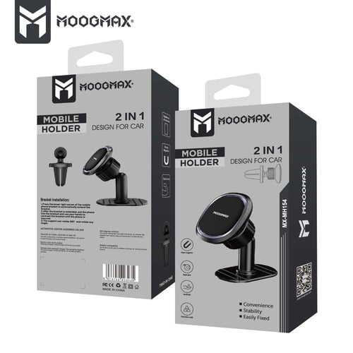 حامل مغناطيس للسيارة 2 في 1 من موج ماكس