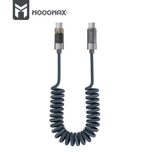 كبيل شحن حلزوني تايب سي بقوة 60 واط من موج ماكس با...