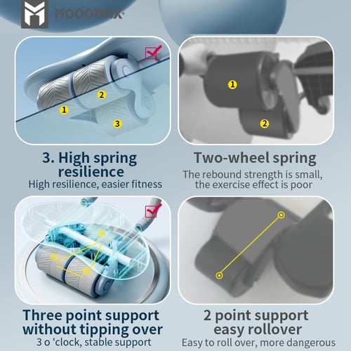 عجلة تمارين تقوية عضلات البطن من MoogMax