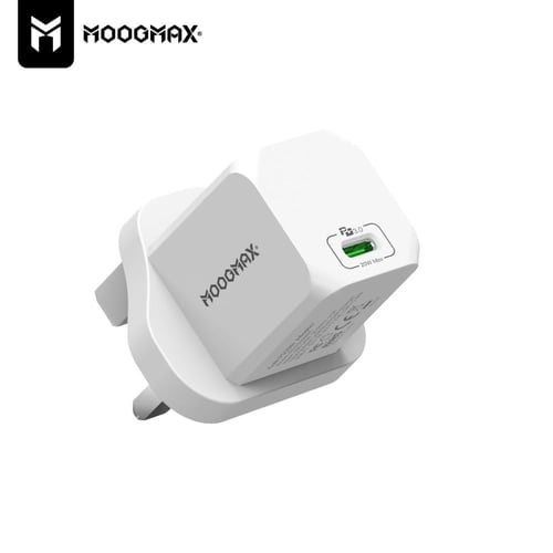 راس شاحن جداري GAN بي دي من موج ماكس بقوة 20 واط