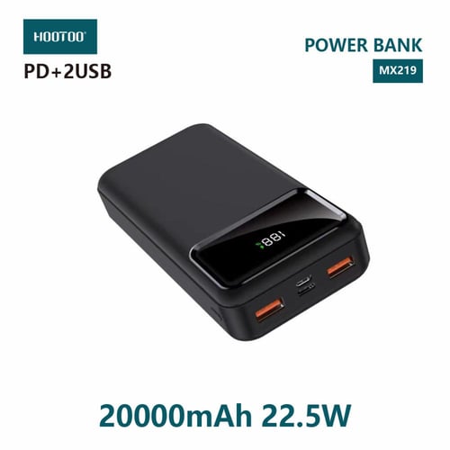 باوربانك هوتو سعة 20 ألف ميلي أمبير وقوة 22.5 واط