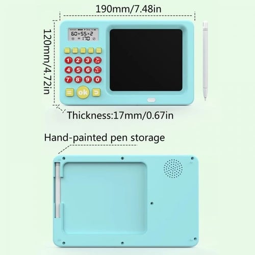 آلة تعليم الرياضيات المبكر للأطفال - لون أزرق