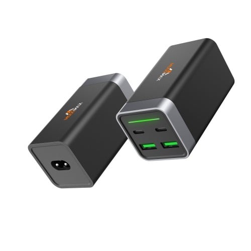 منصة شواحن متنقلة 80 واط بـ 4 منافذ من موج ماكس