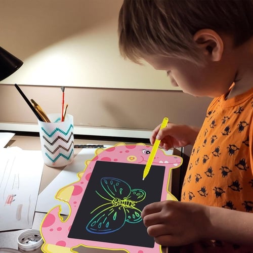 لوحة رسم LCD للأطفال بشكل الديناصور