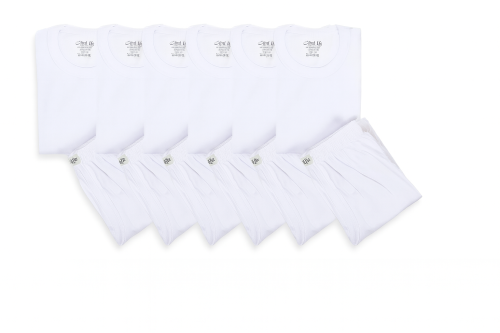 طقم بيجاما شتوي رجالي فرست لايف كم طويل ابيض