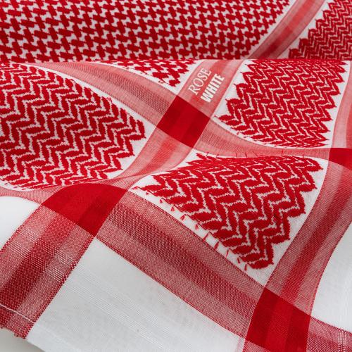 شماغ ROSE WHITE الأحمر