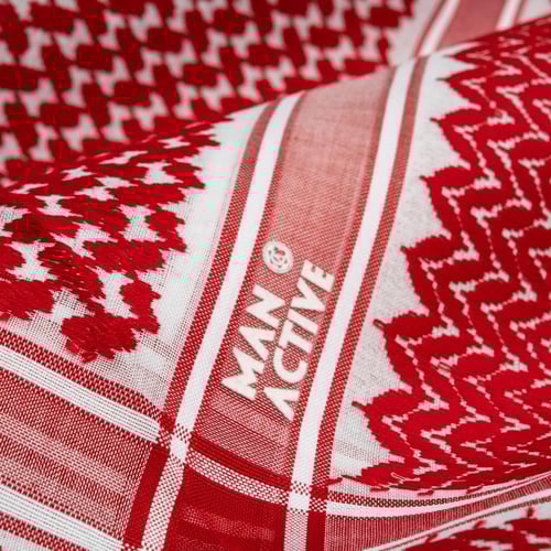 شماغ MAN ACTIVE الأحمر