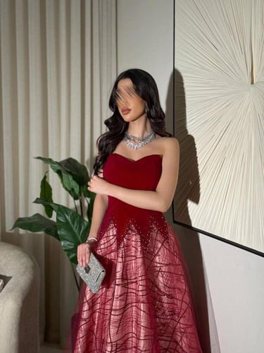 فستان عودي راقي