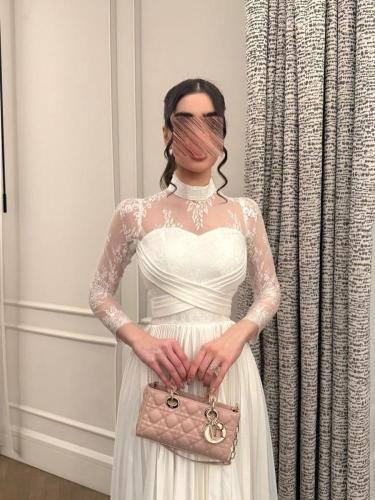 فستان العيد تفته بلبسيا ودانتيل