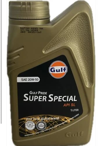 Qulf oil 20W50 gasoline 1 liter