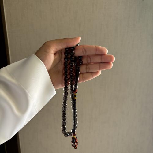 سبحة بكلايت تفصال اسود شفاف