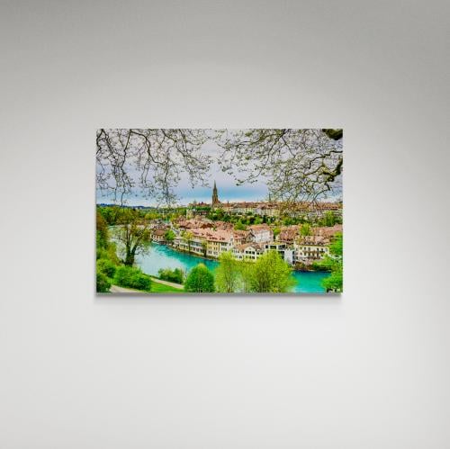 لوحة فنية منظر بحيرة - صورة (171)