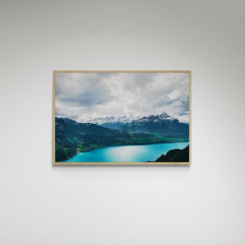 لوحة فنية منظر بحيرة - صورة (183)