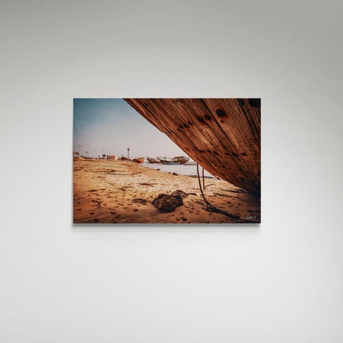 لوحة فنية قارب على الشاطئ - صورة (16)