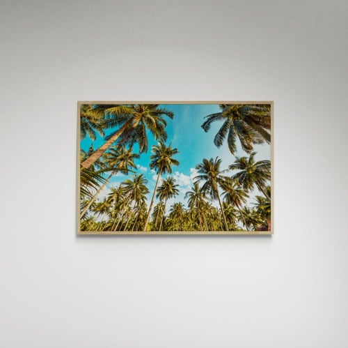 لوحة فنية واحة نخيل- صورة (58)