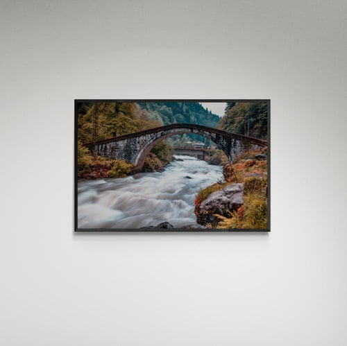 لوحة فنية نهر - صورة (100)