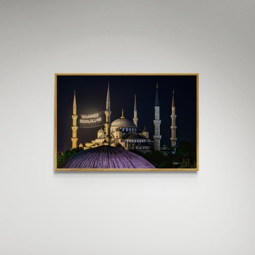 لوحة فنية مسجد - صورة (99)