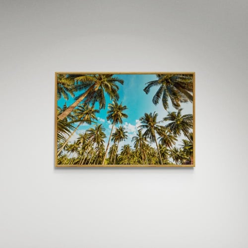 لوحة فنية واحة نخيل- صورة (58)