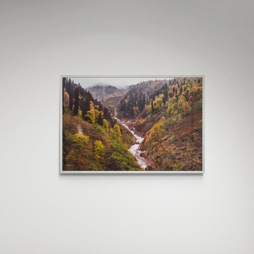 لوحة فنية منظر الخريف صورة - (1)