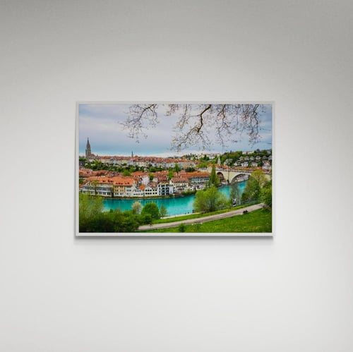 لوحة فنية منظر بحيرة - صورة (170)