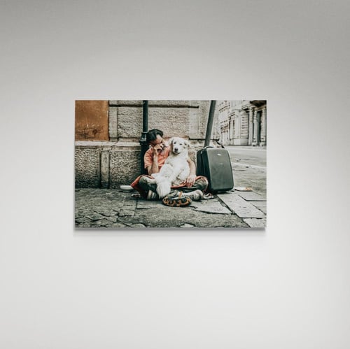 لوحة فنية رجل على الطريق - صورة (152)