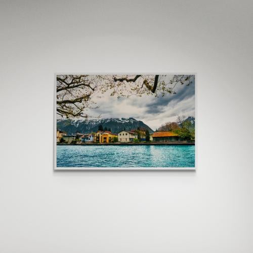 لوحة فنية منظر بحيرة - صورة (168)