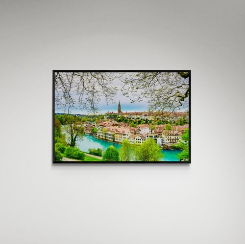 لوحة فنية منظر بحيرة - صورة (171)