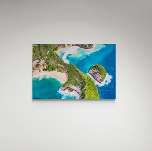 لوحة فنية شاطئ وجبل- صورة (145)