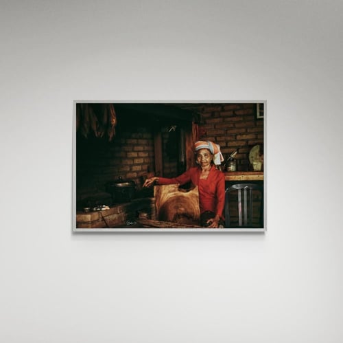 لوحة فنية امرأة كبيرة في السن - صورة (120)