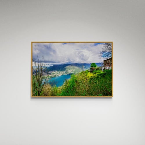 لوحة فنية بحيرة كومو - صورة (159)