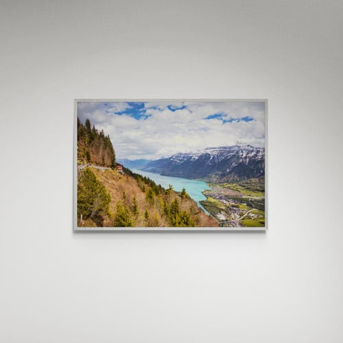 لوحة فنية منظر بحيرة - صورة (182)