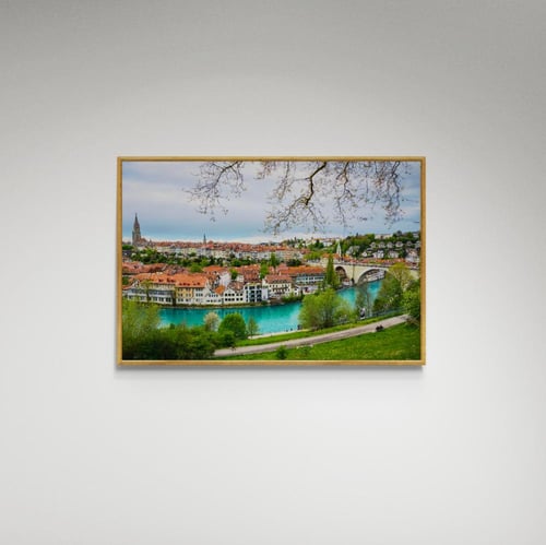 لوحة فنية منظر بحيرة - صورة (170)