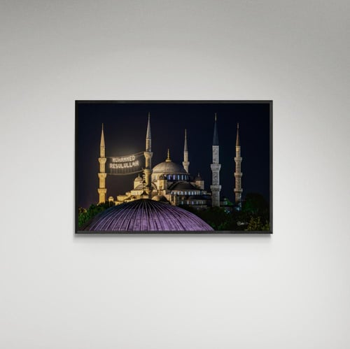 لوحة فنية مسجد - صورة (99)