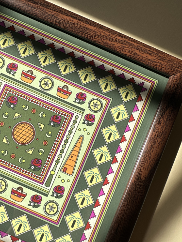 لوحة منطقة القصيم