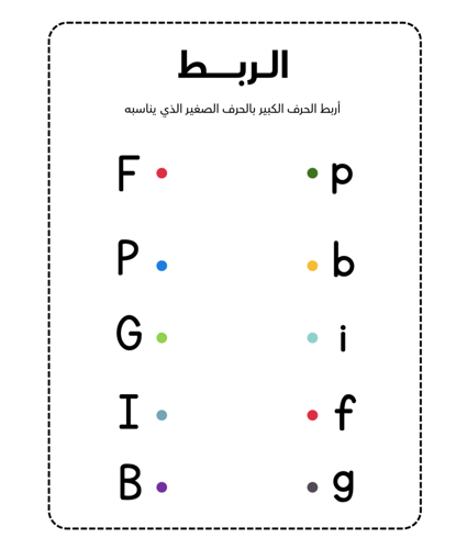 تعلم الحروف الإنجليزية