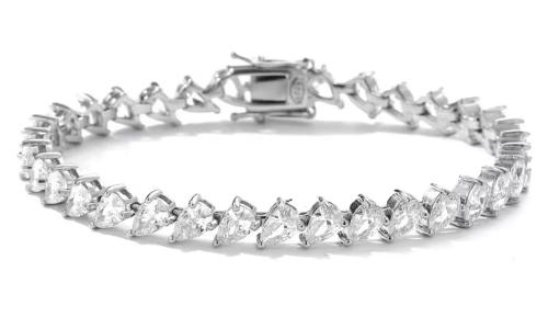 Tennis Bracelet – Teardrop Design
