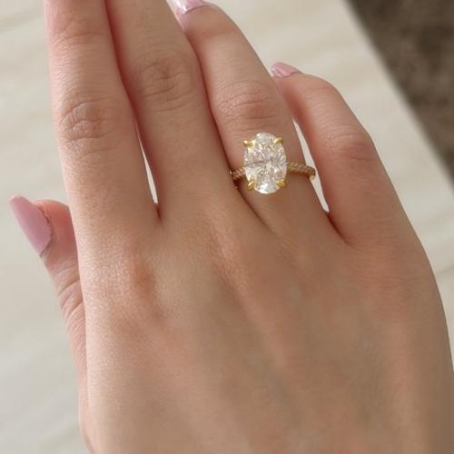 Oval Ring-gold
