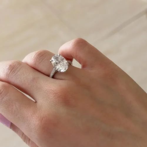 Oval Ring- silver
