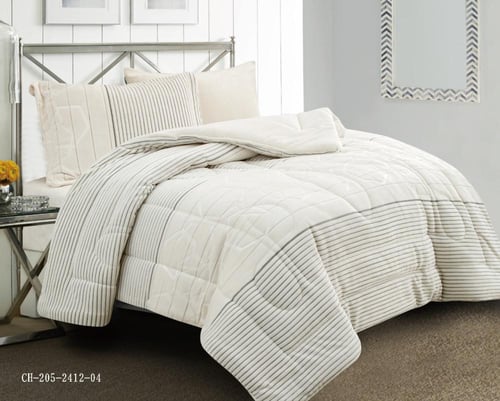 مفرش سيرين مخمل شتوي نفر ونص 4 قطع