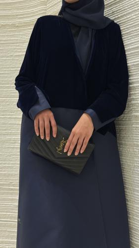 Dark Blue Abaya