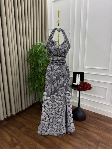 فستان سهرة ملكي أنيق قطعتين