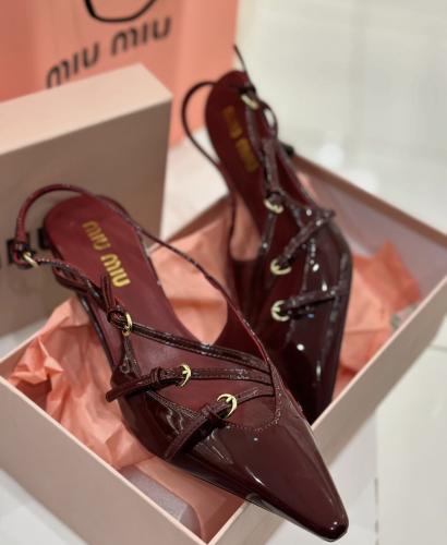 Miu Miu heel( Maroon)