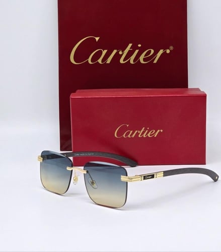 نظارة-كارتييه- خشب