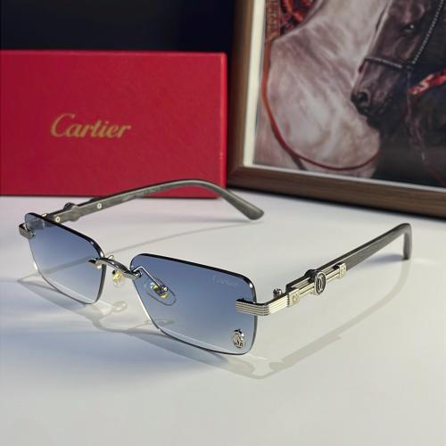 كارتيه-خشبي عدسة ازرق مدرج