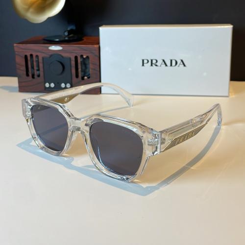 نظارة-برادا للجنسين شفافة ترند