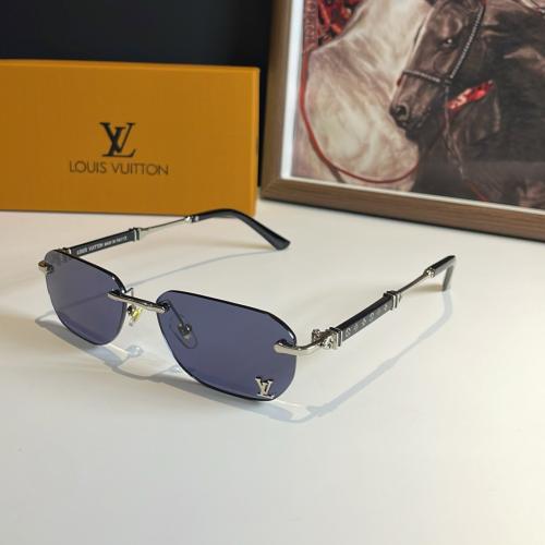 نظارة-LV-فضي عدسة اسود