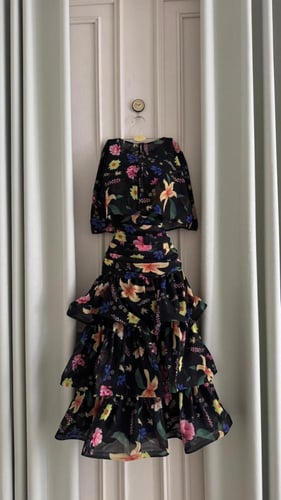 فستان الهبه طبقات