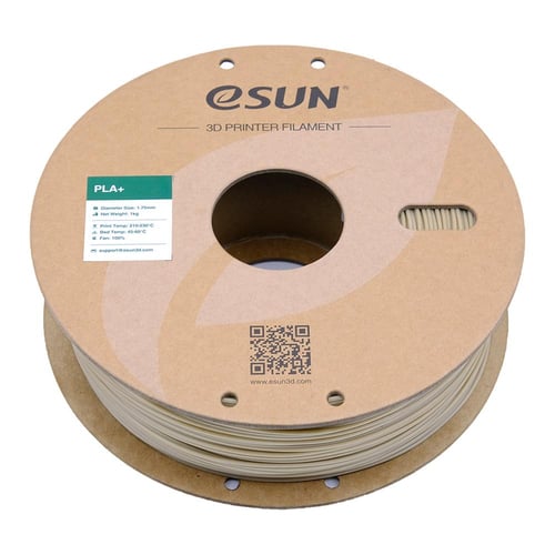 eSUN PLA+ (Bone White) 1.75mm 3D Filament 1KG